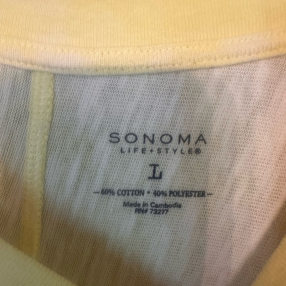 Sonoma yellow sweatshirt - Picture 3 of 3